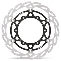 Moto Master 270mm Front Black Left Flame Floating Brake Disc for Yamaha YZ 450 F 2008-2019