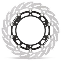 Moto Master Front Left Flame Floating Brake Disc for KTM 390 Adventure Spoked Wheels 2023-2024