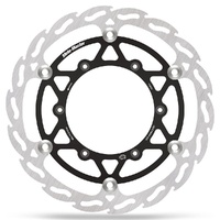 Moto Master 280mm Front Black Flame Floating Brake Disc for Yamaha YZ 125 2022-2025