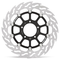 Moto Master Front Left Flame Floating Brake Disc for Ducati Hypermotard 1100 EVO SP 2010-2012