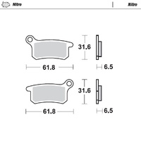 Moto Master Rear Nitro Brake Pad for KTM 85 SX 2004-2010