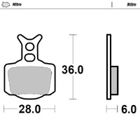 Moto Master Rear Nitro Brake Pad for GasGas MC 50 2025