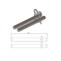 Moto Master Front Brake Pad Pin for Suzuki VS 1400 Intruder 1987-2003