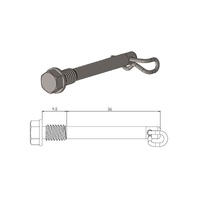 Moto Master Rear Brake Pad Pin for Husqvarna TC 85 2014-2020