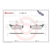 Brembo BMW R1200RS Exclusive 2016-2017 Rear Prime Sintered Brake Pad