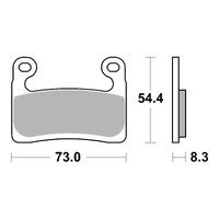 Brembo BMW R1250GS Adventure Rallye 2024 Front Prime Sintered Brake Pad