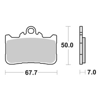 Brembo Honda CB500 Hornet 2024-2026 Prime Front Sintered Brake Pad