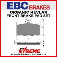 EBC MZ 660 Skorpion Tour 1995-2002 Organic Front Brake Pads FA095