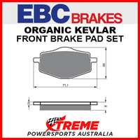 EBC Yamaha YJ125 Vino 2004-2008 Organic Front Brake Pad FA101