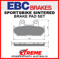 EBC Honda GL1500SE 1991-2000 Sportsbike Sintered Front Brake pad FA124/2HH