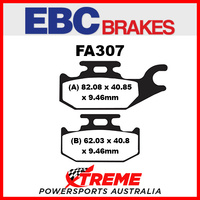 EBC Yamaha YFM 450 2003-2004 Organic Carbon Rear Brake Pad FA307TT