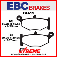 For Suzuki GSXR 1000 07-10 EBC HH Sintered Rear Brake Pads, FA419HH