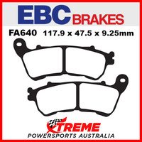 Harley Davidson XL 1200 C Custom 14-17 EBC Organic Front Brake Pads, FA640