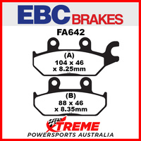 Yamaha YXM 700 E Wolverine R 2016 EBC Copper Sintered Front Left Brake Pads, FA642R