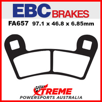 Polaris RZR-S 900 2015 EBC Organic Carbon Front Brake Pads, FA657TT