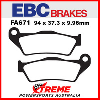 BMW K 1200 S 05-08 EBC Organic Rear Brake Pads, FA671