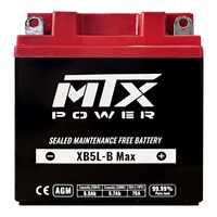 MTX Yamaha XT550 1982-1983 75CCA, 5AH AGM Power Battery