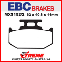 Yamaha YZ 400 FK/WR 400 FK 98 EBC MXS Sintered Race Rear Brake Pads, MXS152/2