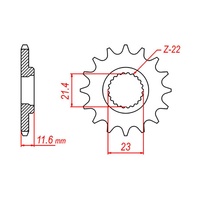 MTX 16 Tooth Front Sprocket for Yamaha TTR250 1999-2013