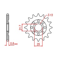 MTX 13 Tooth Front Sprocket for Kawasaki KX450F 2006-2023
