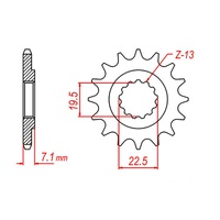 MTX 16 Tooth Front Sprocket for Suzuki TU250X 1997-2020