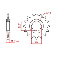 MTX 16 Tooth Front Sprocket for Yamaha FZR750R (OW-01) 1989-1993