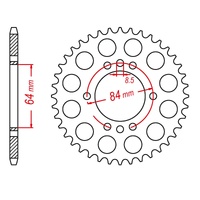 MTX 45 Tooth Rear Sprocket for Honda CT90 1973-1974