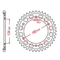 MTX 43 Tooth Rear Sprocket for Honda CBR1000RR Fireblade 2017