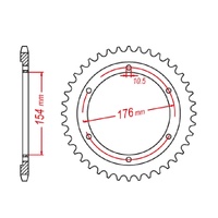 MTX 43 Tooth Rear Sprocket for Honda VFR800Fi 2014