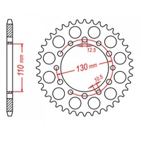 MTX 44 Tooth Rear Sprocket for Kawasaki VN250 Eliminator 2004-2005