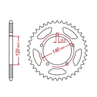 MTX 43 Tooth Front Sprocket for Triumph Thruxton 900 2015