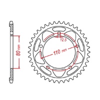 MTX 42 Tooth Rear Sprocket for Triumph America 2015-2017