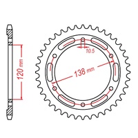 MTX 40 Tooth Rear Sprocket for Honda CBR250R ABS 2011-2012