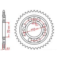 MTX 36 Tooth Rear Sprocket for Kawasaki KR150 1997-1998
