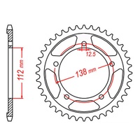 MTX 39 Tooth Rear Sprocket for Honda CBF1000F 2006-2009