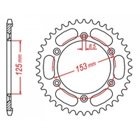 MTX 49 Tooth Rear Sprocket for Honda XR190 2017-2022