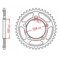 MTX 37 Tooth Rear Sprocket for KTM 990 Super Duke 2004-2013