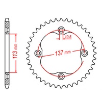 MTX 36 Tooth Rear Sprocket for Suzuki LTR450 Quadracer 2006-2011