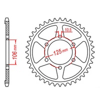 MTX 37 Tooth Rear Sprocket for Triumph Street Twin New Version 2019