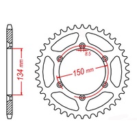 MTX 38 Tooth Rear Sprocket for Kawasaki KDX250 1991-1994