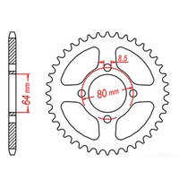 MTX 36 Tooth Rear Sprocket for Yamaha TTR50 E 2005-2023