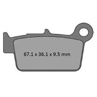 Pro-X Rear Brake Pads for Yamaha WR250 R 2008-2020