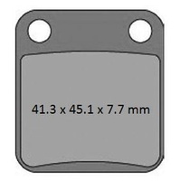 Pro-X Front Brake Pads for Yamaha YFM350 GRIZZLY 2007-2014
