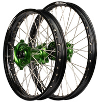 DID ENVY Black/Green 21/18 Wheel Set for Kawasaki KX125 1989-1992
