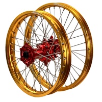 DID ENVY Gold/Red 21/19 Wheel Set for Suzuki RM125 1996-1999