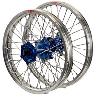DID ENVY Silver/Blue 21/19 Wheel Set for Yamaha YZ250 1996-1997