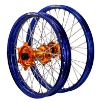 DID ENVY Blue/Orange 21/18 Wheel Set for KTM 525 EXC-F 2003-2007