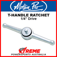 Motion Pro T-Handle Ratchet 1/4" Drive, Compact Motorcycle Tool 08-080231