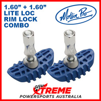 MP LiteLoc Wheel Rim Lock Bundle, 2x 1.60 Inch Motorcycle Aluminum Nut 08-110058