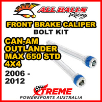 All Balls 18-7002 Can-Am Outlander Max 650 STD 4X4 2006-2012 Front Brake Caliper Bolt Kit